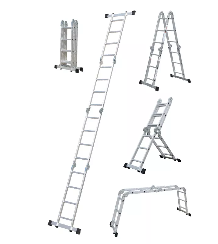 Žebřík hliníkový multifunkční skládací 1x12 346cm PLA4.346 Procraft