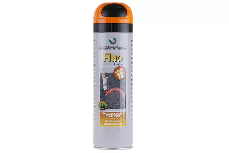 Sprej fluorescenční FLUO 12M oranžový 500ml SOPPEC