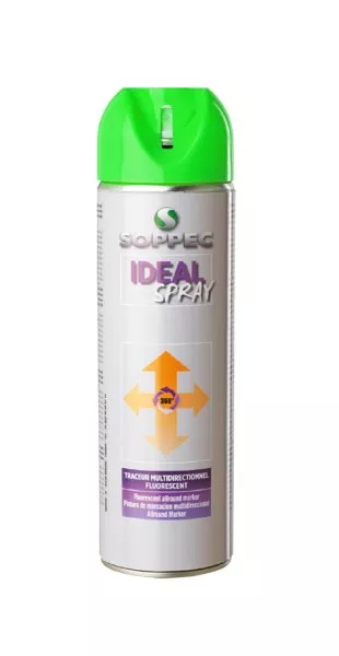 Sprej fluorescenční IDEAL 12M zelený 500ml SOPPEC