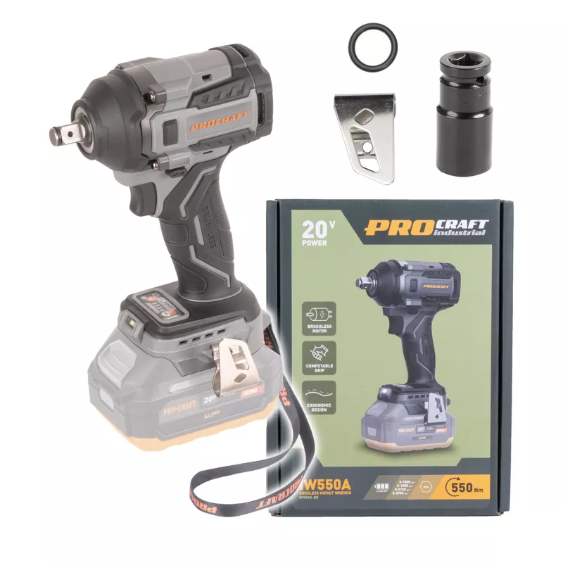Aku rázový utahovák Industrial IW550A Procraft industrial