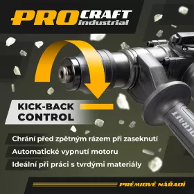 Aku vrtací kladivo Industrial HD20A Procraft industrial