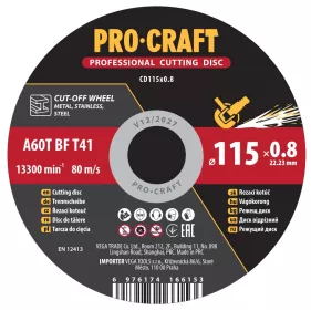 Řezný kotouč CD115x0.8