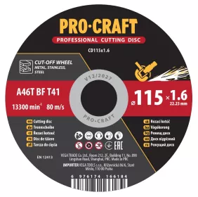 Řezný kotouč CD115x1.6