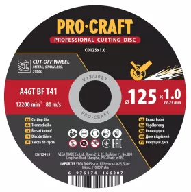 Řezný kotouč CD125x1.0