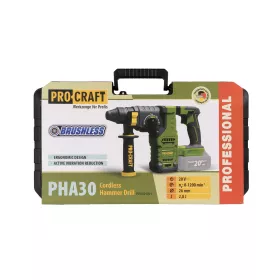 Aku vrtací kladivo PHA30bb (bez baterie a nabíječky v kufru) SDS Plus Procraft