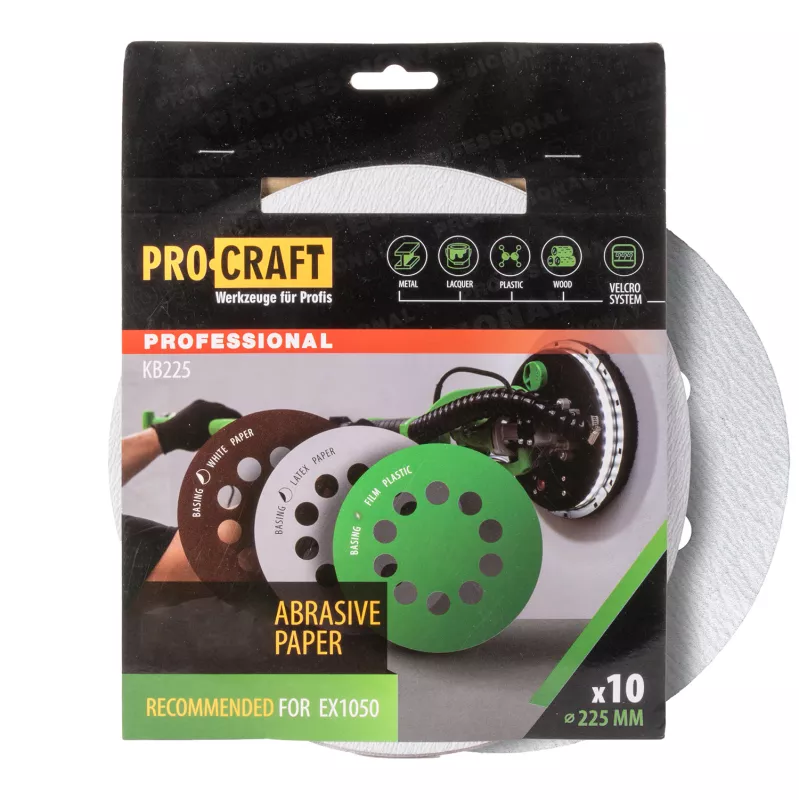 Brusný výsek (papír) 10 ks. КB225.180 | KB225.180 Procraft