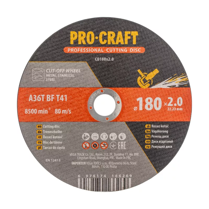Řezný kotouč CD180x2.0 Procraft