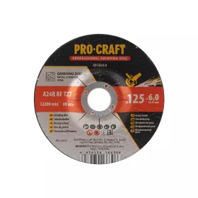 Brusný kotouč na kov GD125x6.0 Procraft Brusný kotouč na kov GD125x6.0 Procraft