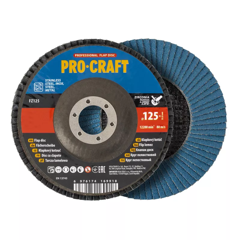 Lamelový kotouč FZ125P80T29 Procraft