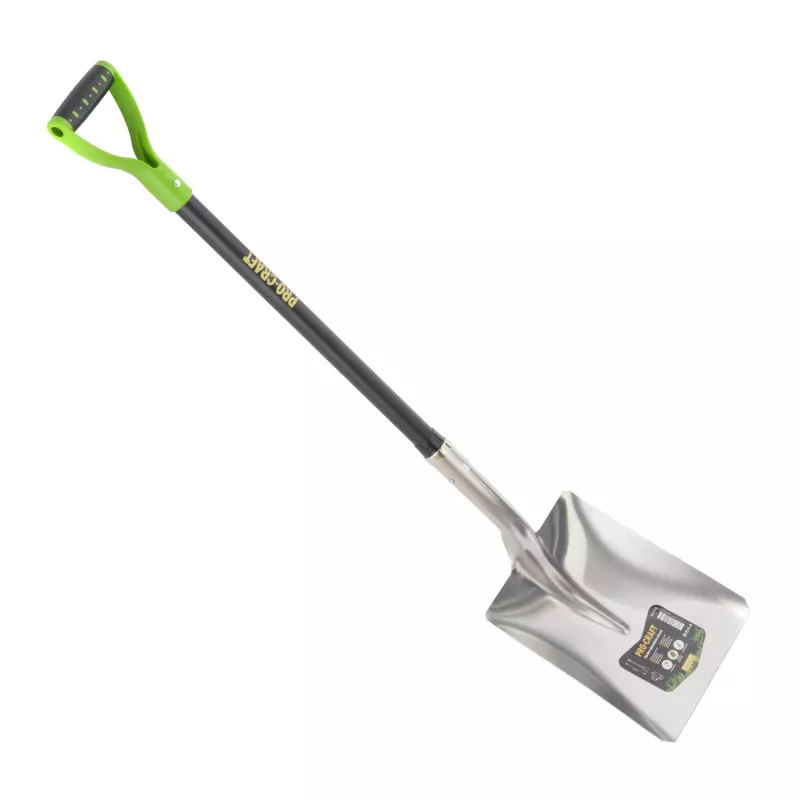 Lopata AL (2mm) rovná 24,5x115cm se sklolaminátovou násadou GAS-1150 Procraft