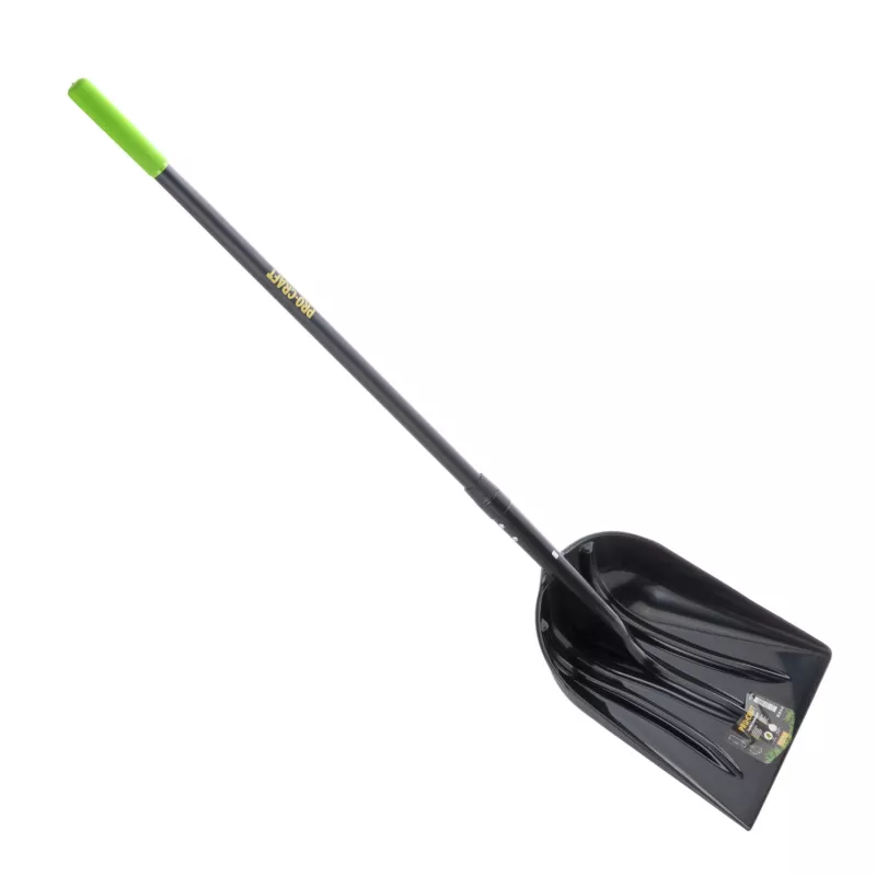 Lopata na sníh a obilí 36,5 cm plastová se sklolaminátovou násadou dlouhá 150cm GPS-1500 Procraft