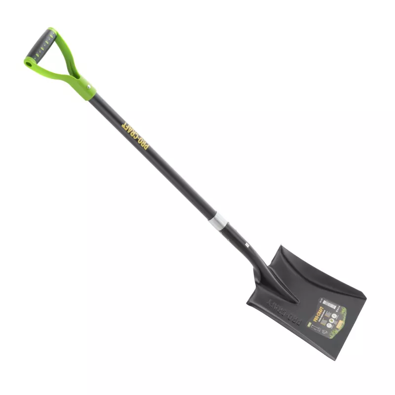 Lopata rovná 23x115cm se sklolaminátovou násadou s ocelovou výztuhou GSS-1150 Procraft