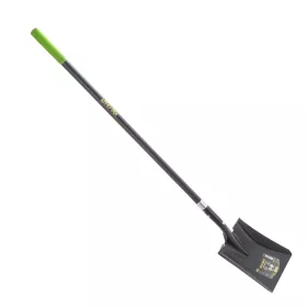 Lopata rovná kovaná rycí 23cm (nášlapy) se sklolaminátovou násadou 150cm GSS-1500