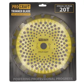 Nůž křovinořezu (kotouč) (D255*25.4) 40Т (oboustranný) (gold) | H/P-2/G Procraft