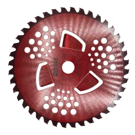 Nůž křovinořezu (kotouč) (D255*25.4) 40T s vnitřními čepelemi pro vysokou trávu (red) | H/P-3/R