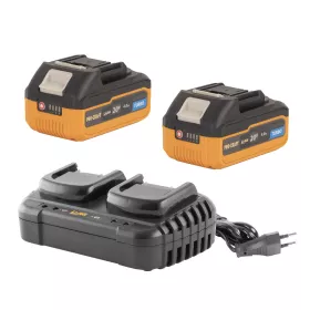 Sada dvě baterie 20V 4Ah 20/4 Turbo a nabíječka na dvě baterie 20/2 | S20-4TURBO/20-2