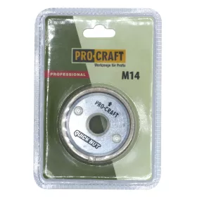 Aku bruska úhlová AG125B + 10x řezný, 4x lamelový, 5x brusný kotouče, rychloupínací matice | SAG125B-CD Procraft industrial
