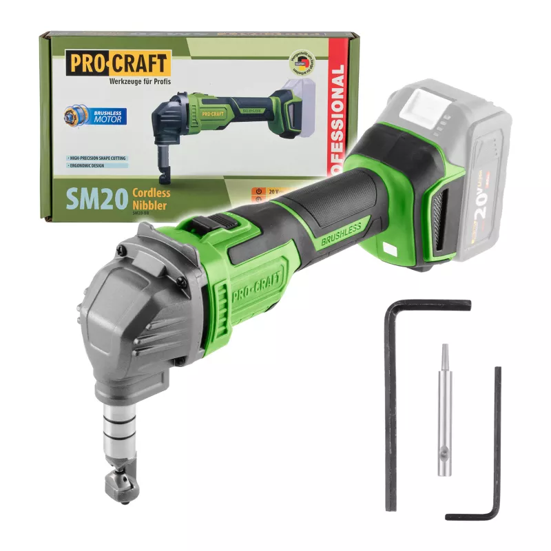 Aku nůžky na plech SM20 (bez baterie a nabíječky) | SM20bb Procraft