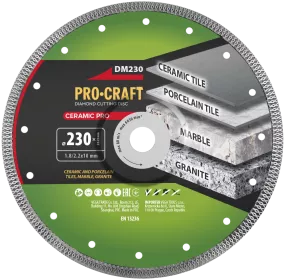 Diamantový řezný kotouč Ceramic PRO DM230