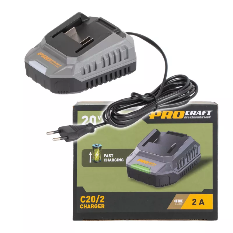 Nabíječka pro 20V Li-ion baterie Industrial C20/2 Procraft industrial