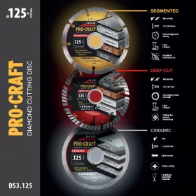 Sada diamantových kotoučů DS3.125 (DS125/DR125/DC125)