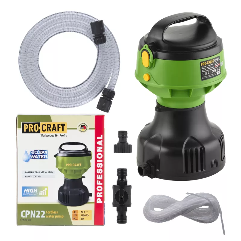 Aku plovoucí čerpadlo CPN22bb (bez baterie a nabíječky) Procraft