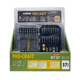Aku vrtací šroubovák PA18LiH se sadou bitů BS-37 | SPA18LiH-1B-C/BS-37 Procraft Aku vrtací šroubovák PA18LiH se sadou bitů BS-37 | SPA18LiH-1B-C/BS-37 Procraft