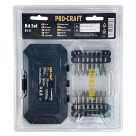 Aku vrtací šroubovák PA18LiH se sadou bitů BS-37 | SPA18LiH-1B-C/BS-37 Procraft Aku vrtací šroubovák PA18LiH se sadou bitů BS-37 | SPA18LiH-1B-C/BS-37 Procraft