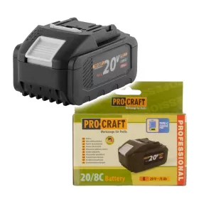 Baterie akumulátorová 20V Li-ion, 8000mAh USB Type C 20/8C