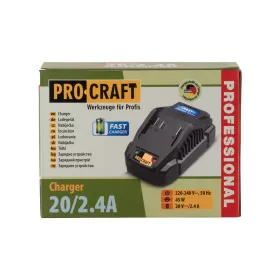 Nabíječka pro 20V Li-ion baterie 20/2.4А Fast Charge | 20/2.4A Procraft