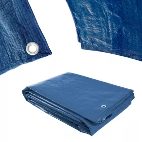 Plachta BT3x3 50g/m2 nepromokavá s oky 3x3m modrá