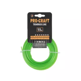 Struna žací  (2.4mm) (15m) čtverec KV-2.4/15