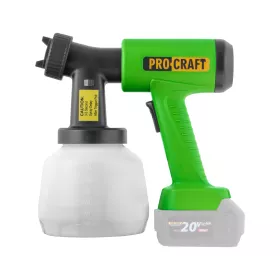 Aku stříkací pistole PSE22bb s funkcí ofukování (bez baterie a nabíječky) Procraft