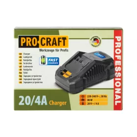 Nabíječka pro 20V Li-ion baterie 20/4А Fast Charge | 20/4A Procraft