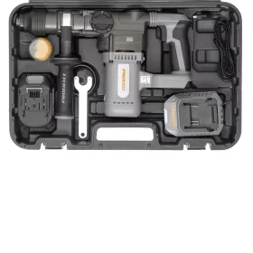 Sada aku vrtací kladivo Industrial HD20A a úhlová bruska Industrial AG125Bbb | SHD20A/AG125B-BB Procraft industrial