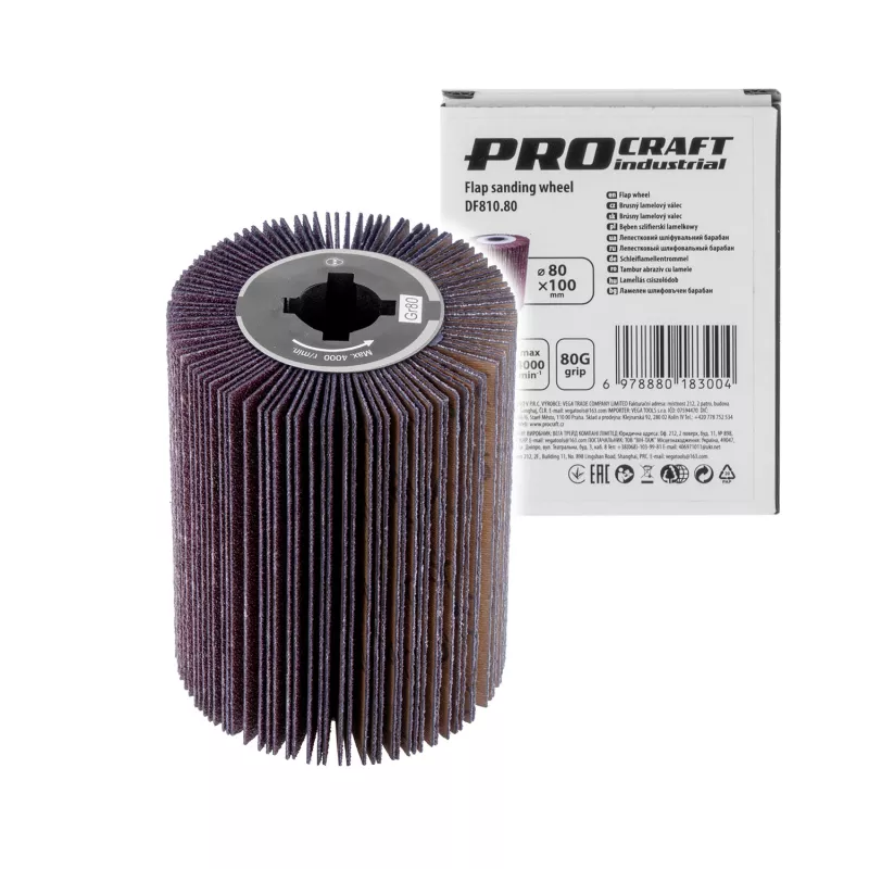Brusný lamelový válec DF810.80 Procraft