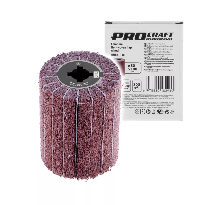 Brusný lamelový válec z netkané textilie DNF810.80 Procraft
