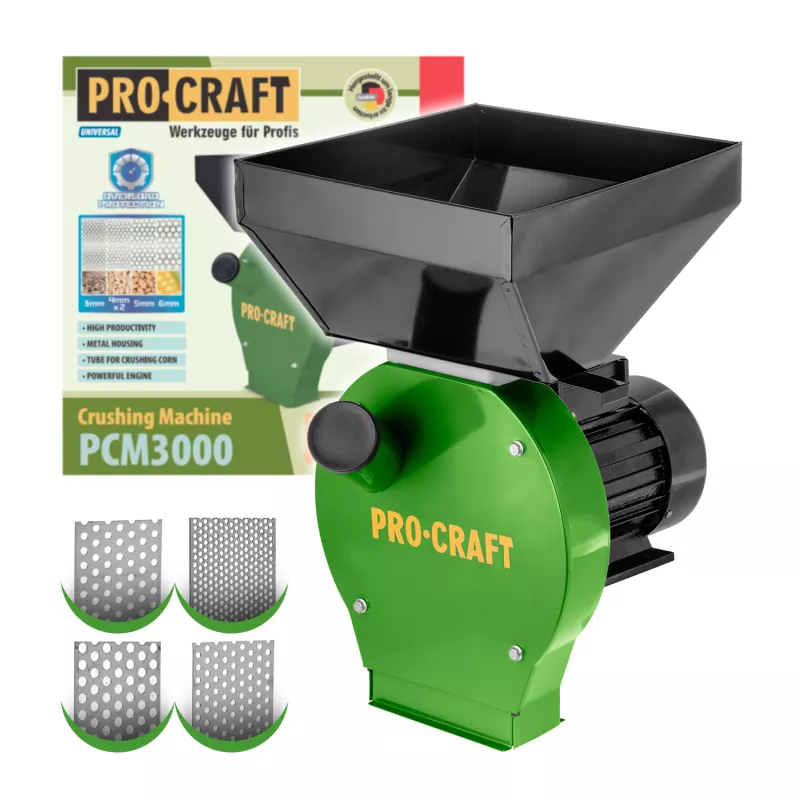 Elektrický šrotovník na obilí PCM3000 Procraft