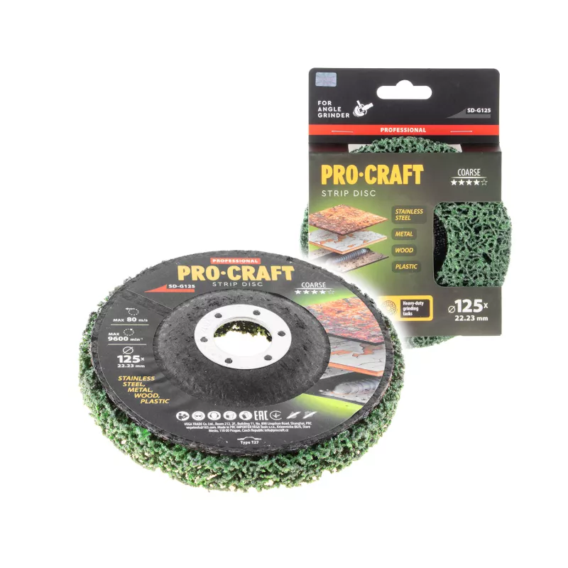 Kotouč brusný Clean & Strip SD-G125 Procraft