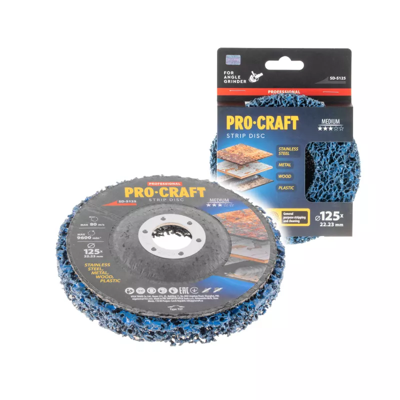 Kotouč brusný Clean & Strip SD-S125 Procraft