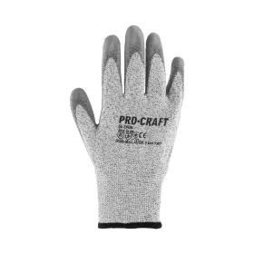Pracovní rukavice polyuretanové odolné proti proříznutí, M GL-CPU8 Procraft