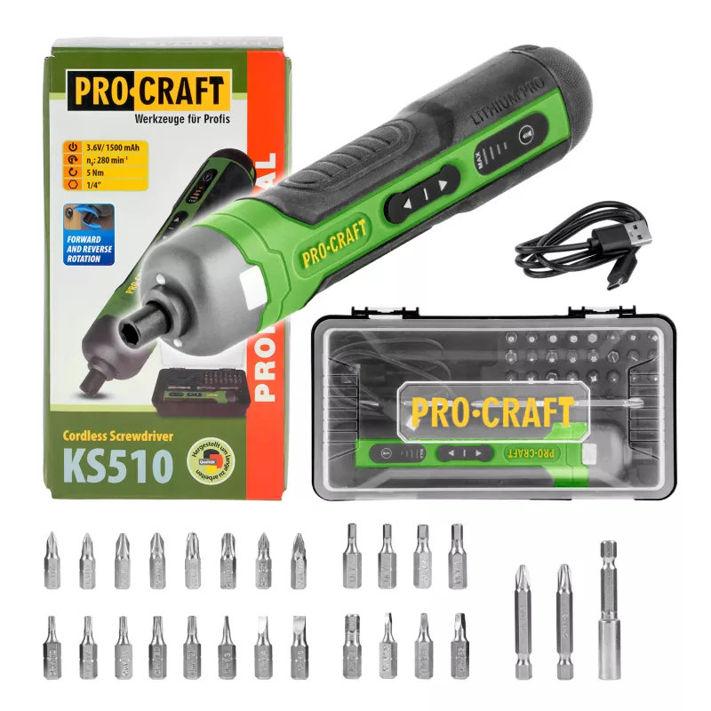 Aku šroubovák KS510 Procraft