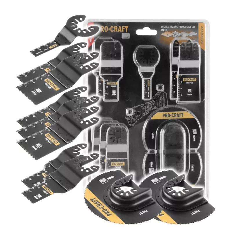 Sada nástavců pro multifunkční oscilační brusku MB10 Procraft