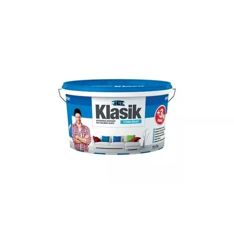 HET Klasik interiérová barva bílá 15+3 kg