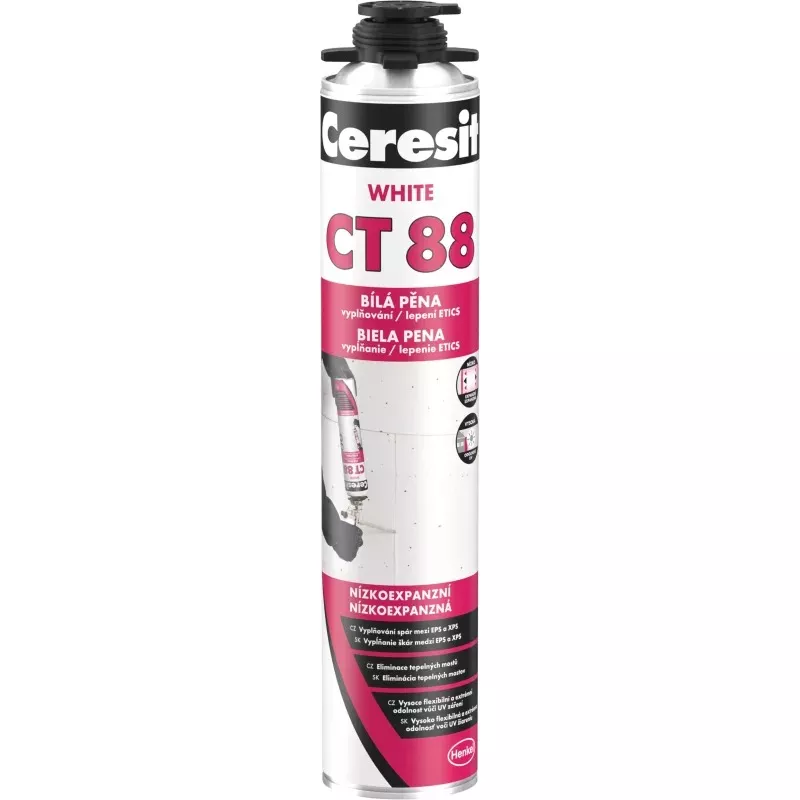CERESIT CT 88 WHITE pěna VYPLŇOVÁNÍ/OPRAVY ETICS 750 ml