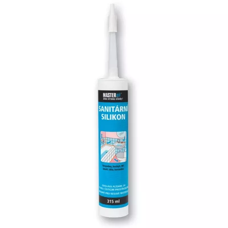 Mastersil Sanitární silikon bílá 315 ml
