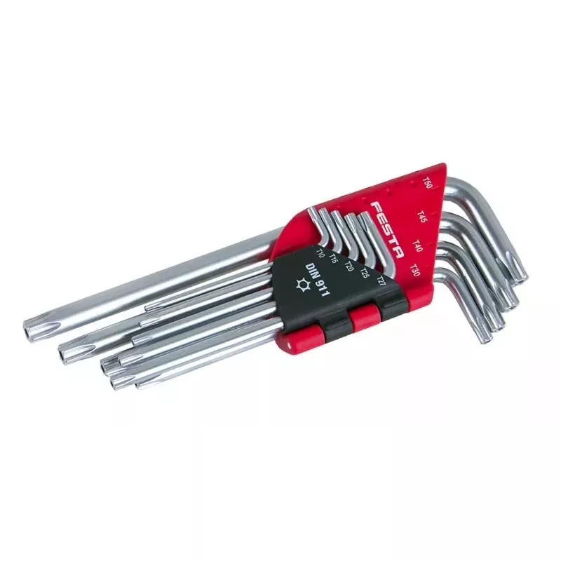 Sada L klíčů TORX FESTA CrV T10-T50 9ks 18497