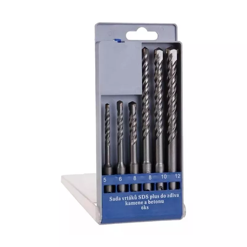 Sada vidiových vrtáků SDS+ 6ks 5-12mm 20891 Levior