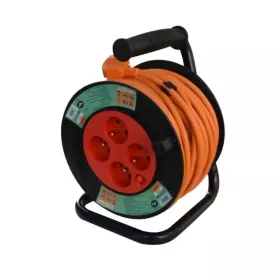 Kabel prodlužovací navíjecí 25m 4zásuvka IP20 37760