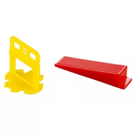Nivelační sada FESTA NIVELYS spony 1.5mm 400ks + klíny 200ks box 37174